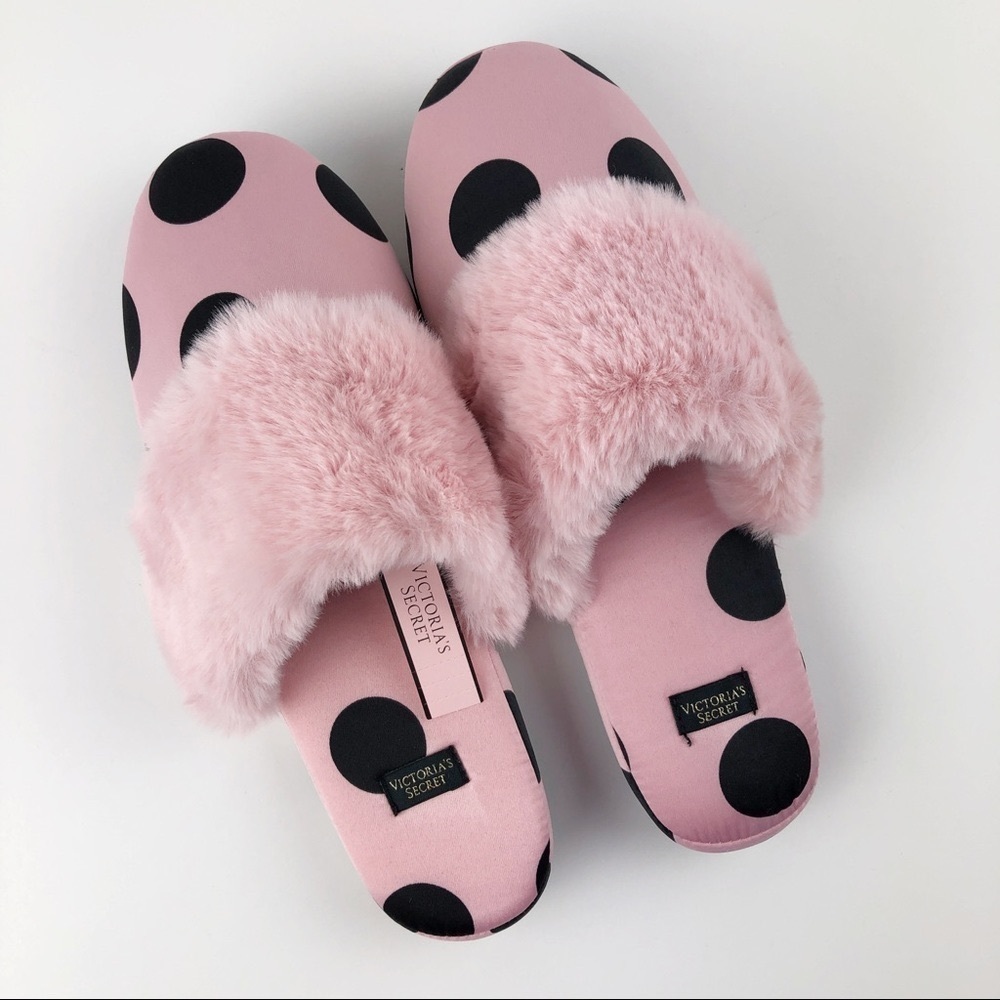 VICTORIA'S SECRET Polka dots Satin Slippers - Picture 5 of 8